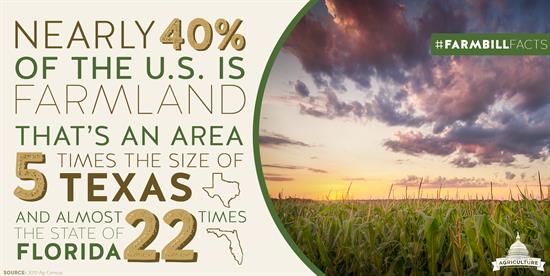 40% of land